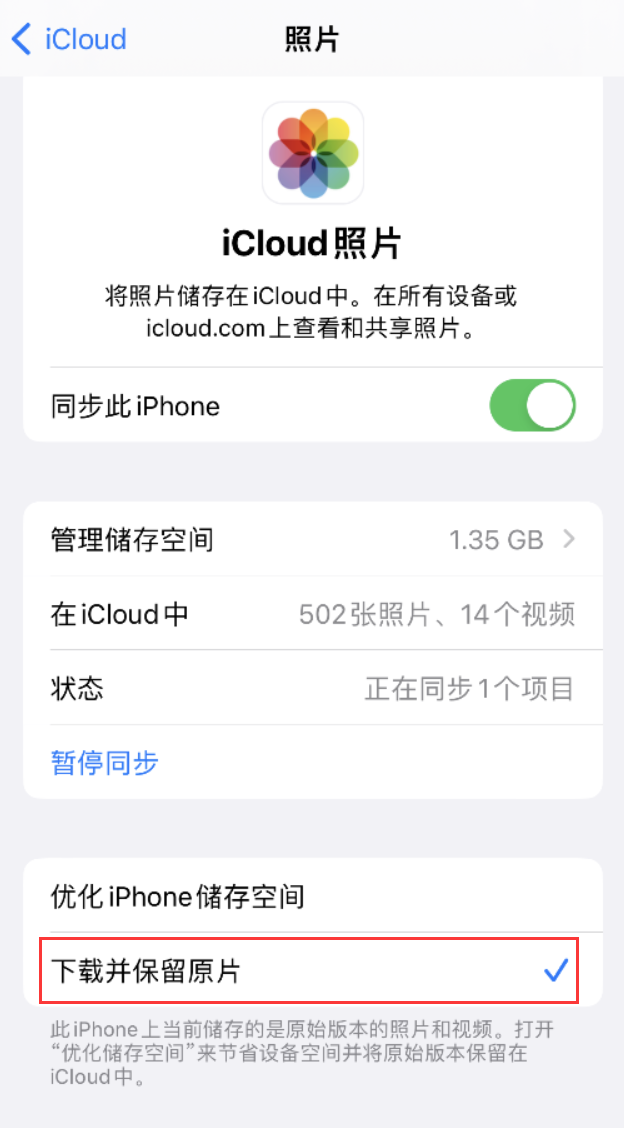 椰林镇苹果手机维修分享iPhone 无法加载高质量照片怎么办 