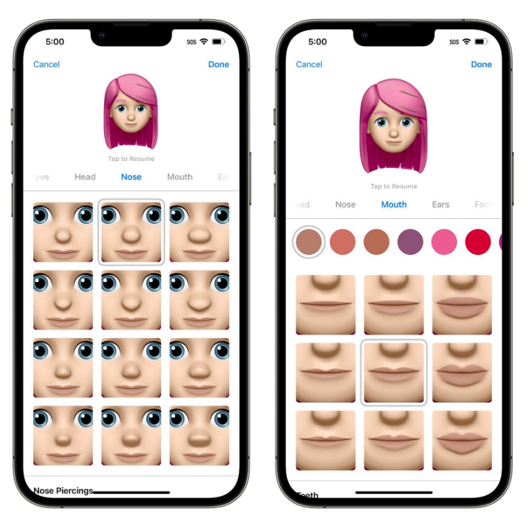 椰林镇苹果手机维修分享​iOS 16中的拟我表情有了哪些变化和升级 
